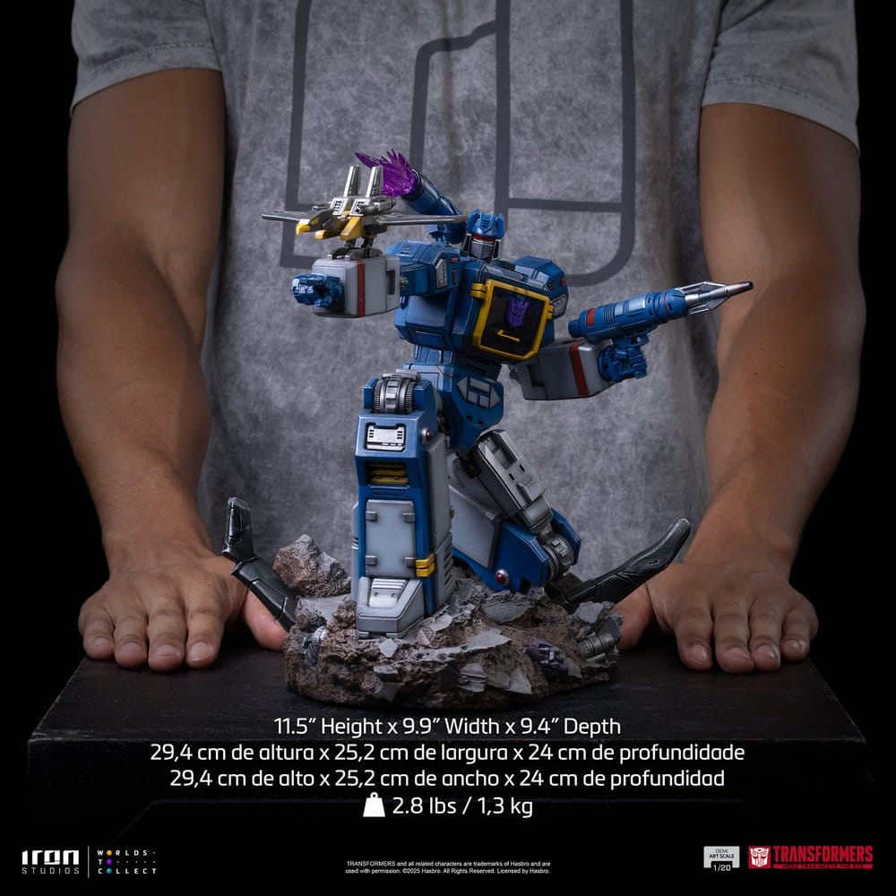 [PRÉ-RESERVA] Transformers Demi Scale Statue 1/20 Soundwave 29 cm