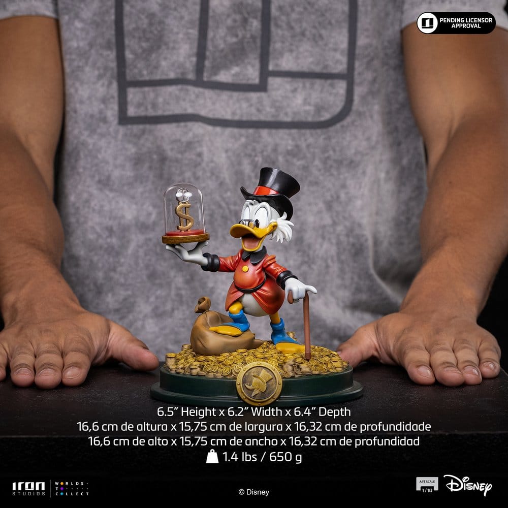 [PRÉ-RESERVA] Duck Tales Art Scale Statue 1/10 Uncle Scrooge McDuck 17 cm