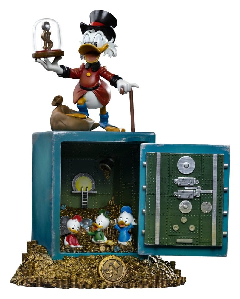 [PRÉ-RESERVA] Duck Tales Art Scale Statue 1/10 Uncle Scrooge McDuck and Nephews 30 cm
