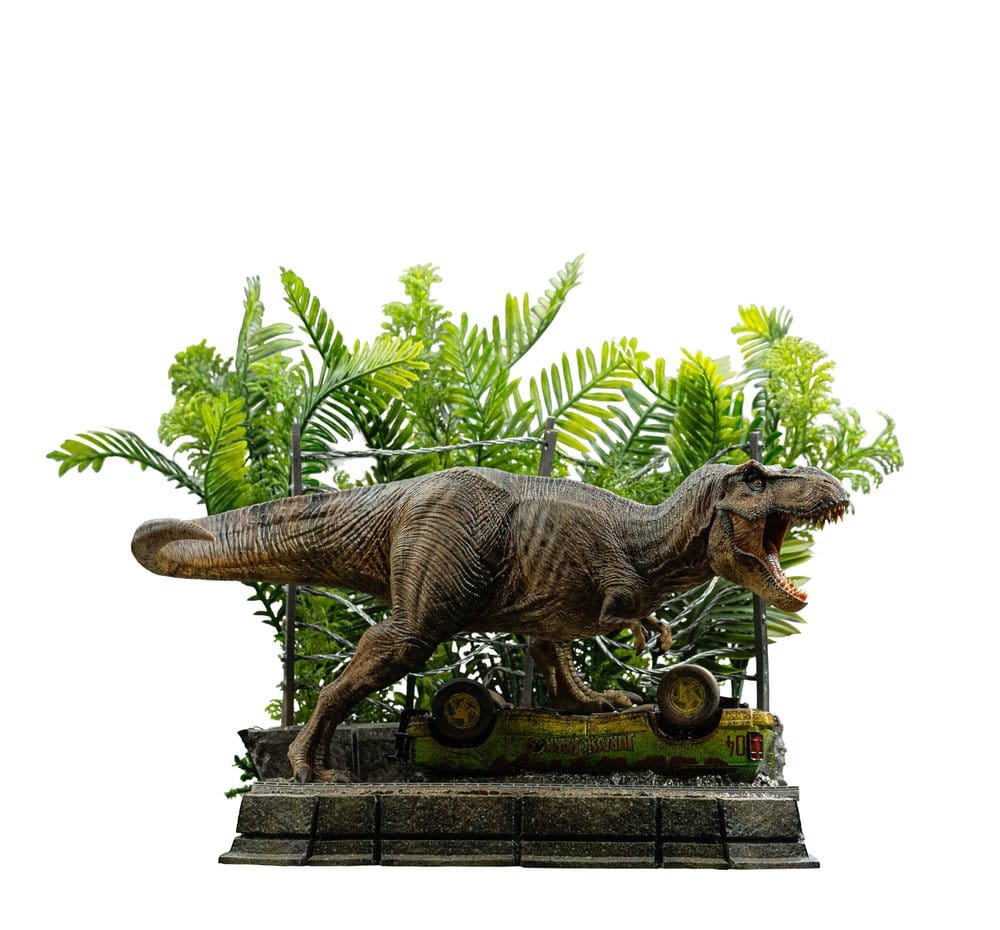 [PRÉ-RESERVA] Jurassic Park Icons Statue T-Rex Breakout Set A 17 cm