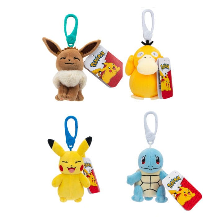 [PRÉ-RESERVA] Pokémon Plush Figure Clip ons Version 13 10 cm Assortment (6)