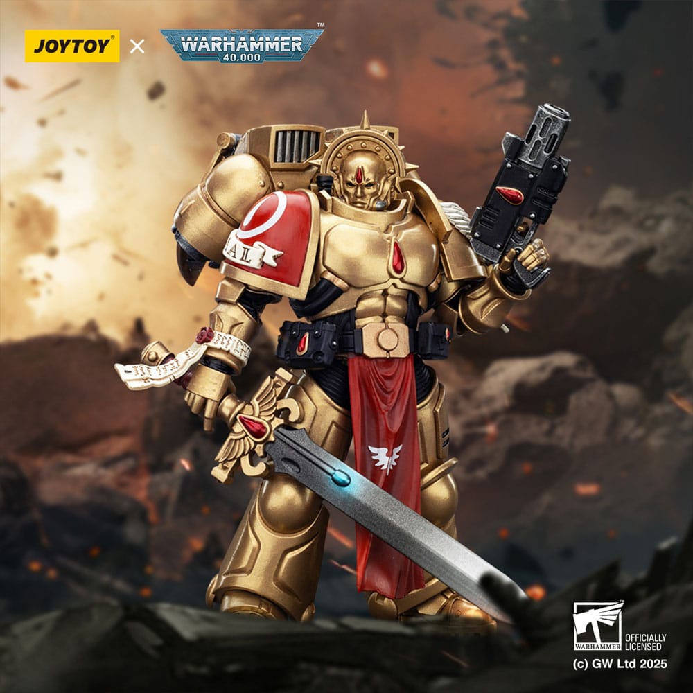 Warhammer 40,000: Combat Patrol Blood Angels Action Figure Sanguinary Guard 1 with Inferno Pistol and Encarmine Blade 20 cm