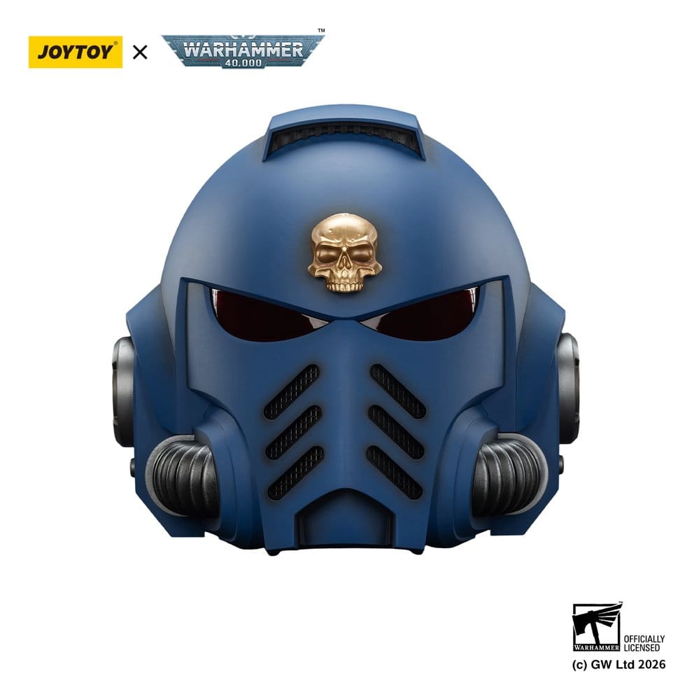 [PRÉ-RESERVA] Warhammer 40,000 Captain MkX Helmet Ultramarines 30 cm