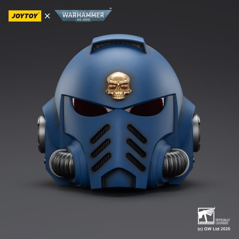[PRÉ-RESERVA] Warhammer 40,000 Captain MkX Helmet Ultramarines 30 cm