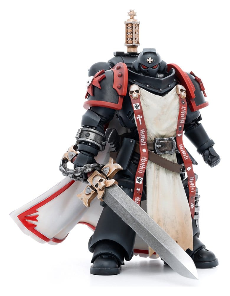 [PRÉ-RESERVA] Warhammer 40k Action Figure 1/18 Black Templars Primaris Sword Brethren Eberwulf 12 cm