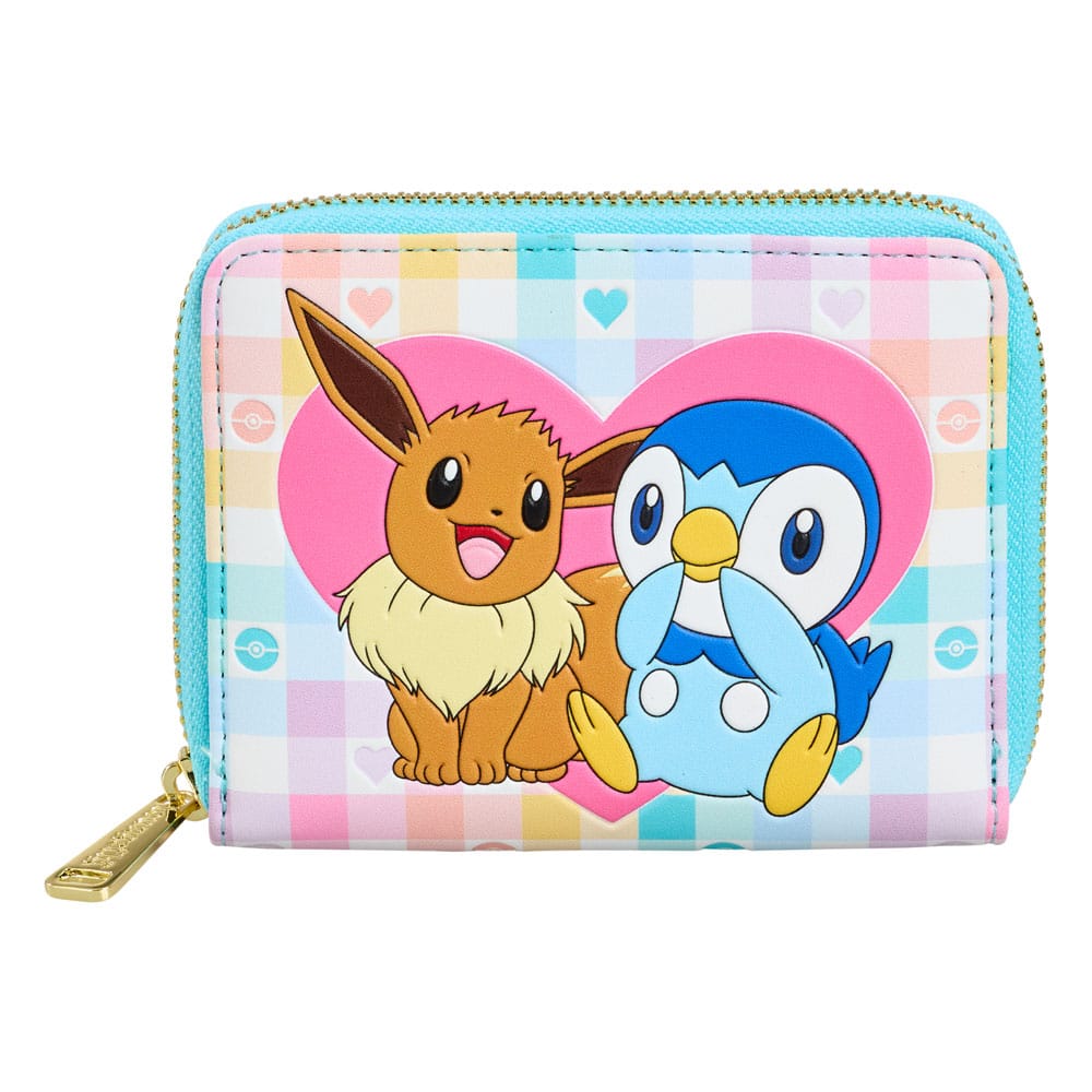 [PRÉ-RESERVA] Pokemon by Loungefly Wallet Piplup and Eevee Friends