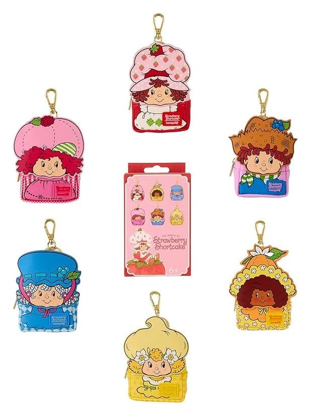 [PRÉ-RESERVA] Strawberry Shortcake by Loungefly Keychains Mini Backpack Blind Box Assortment (15)