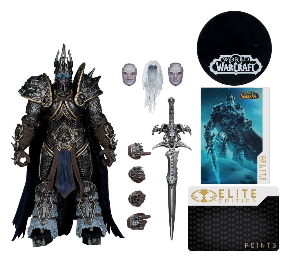 [PRÉ-RESERVA] World of Warcraft McFarlane Elite Edition Action Figure Lich King #09 18 cm