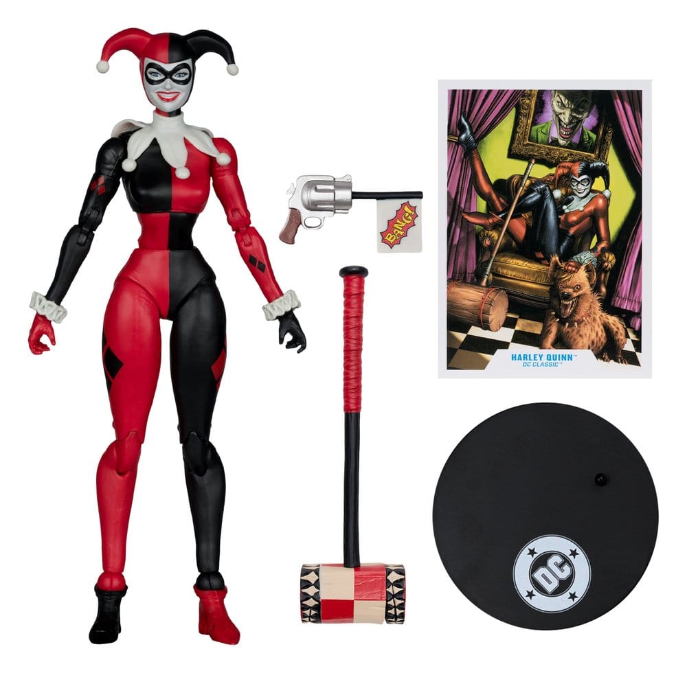 [PRÉ-RESERVA] DC Multiverse Action Figure Harley Quinn (DC Classic) (Gold Label) 18 cm