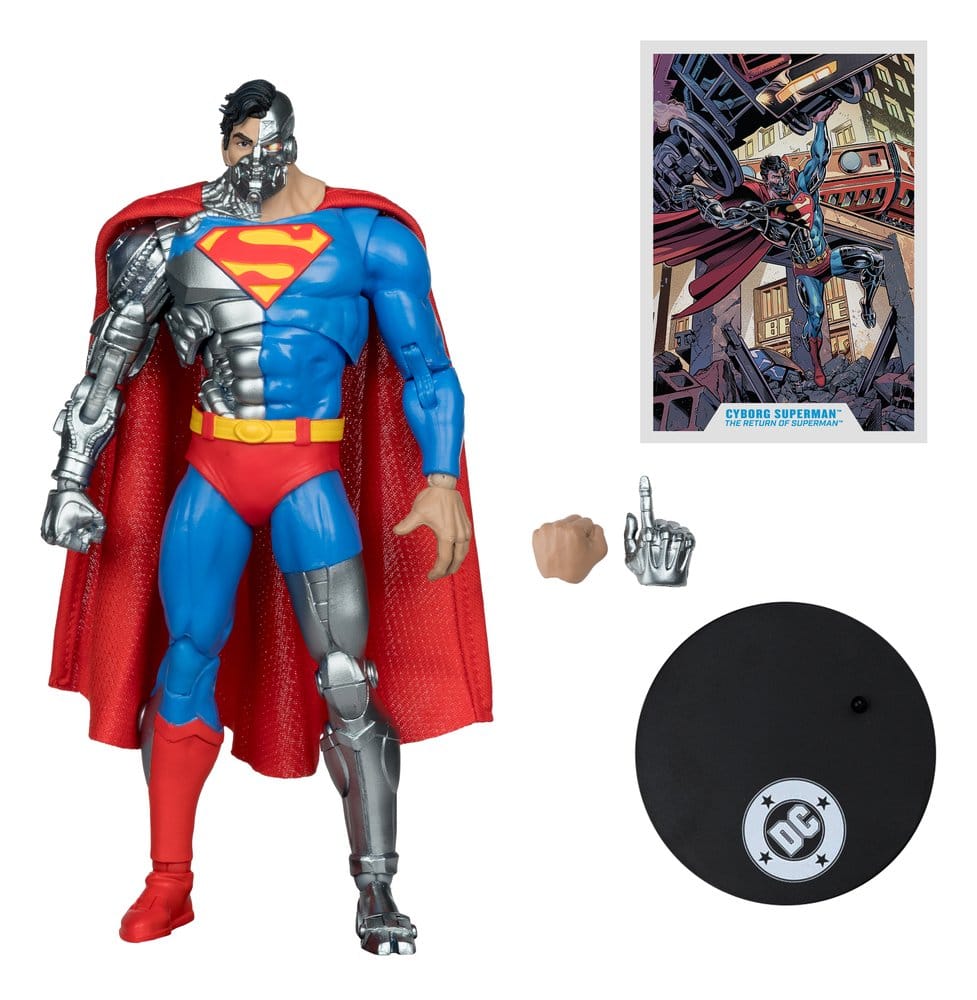 [PRÉ-RESERVA] DC Multiverse McFarlane Vault Collection Action Figure Cyborg Superman (Revenge of the Green Lanterns) 18 cm