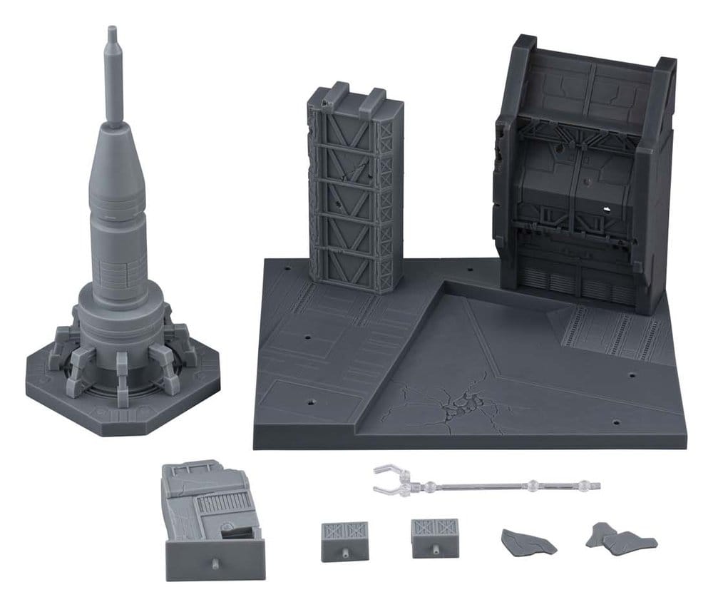 [PRÉ-RESERVA] Mobile Suit Gundam SEED Realistic Model Series Diorama G Structure GS06M Heliopolis Battle Stage Material Color Edition 18 cm
