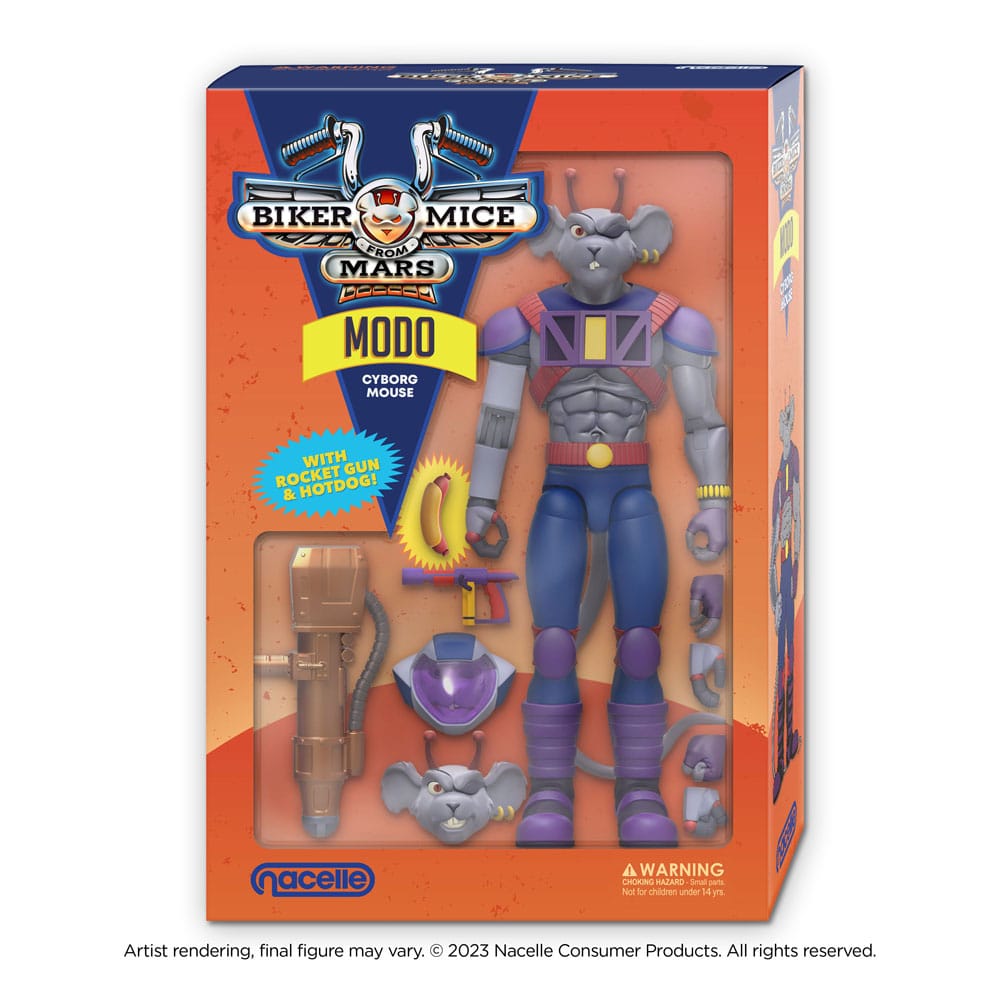 Biker Mice From Mars Action Figures 17 cm Assortment (6)