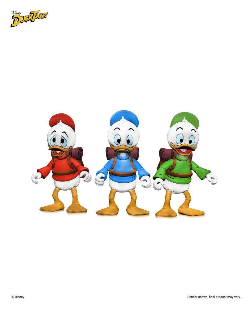 [PRÉ-RESERVA] DuckTales Ultimate Action Figures 3-Pack Huey, Dewey, and Louie 18 cm