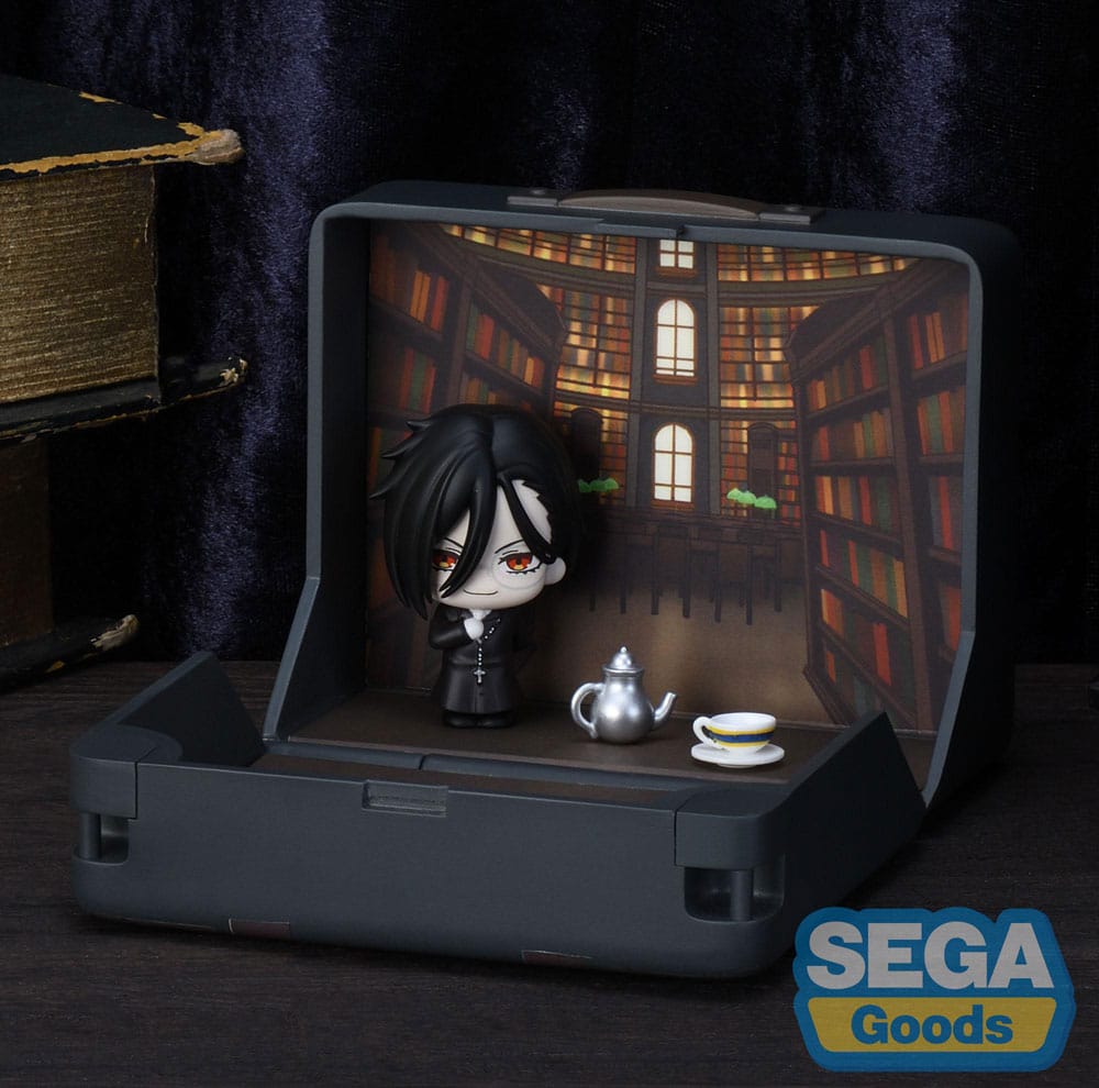 Black Butler: Boarding School Arc Petite World Memories Mini Figure Sebastian Michaelis (EX) 8 cm