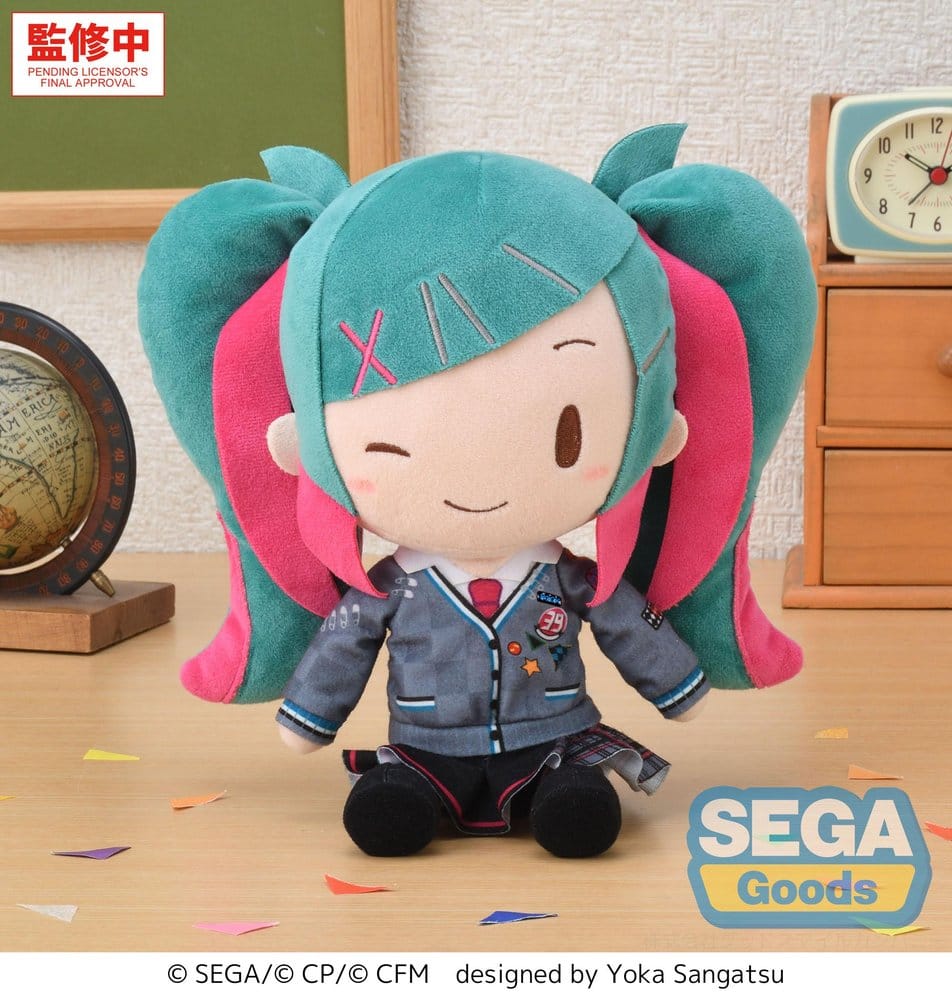 [PRÉ-RESERVA] Hatsune Miku: Colorful Stage! Plush Figure fuwa petit M -School SEKAI Hatsune Miku-