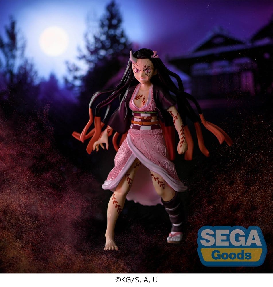 [PRÉ-RESERVA] Demon Slayer: Kimetsu no Yaiba FIGURIZMa PVC Figure Nezuko Kamado Demon Form Advancing Ver. (Rerelease) 21 cm