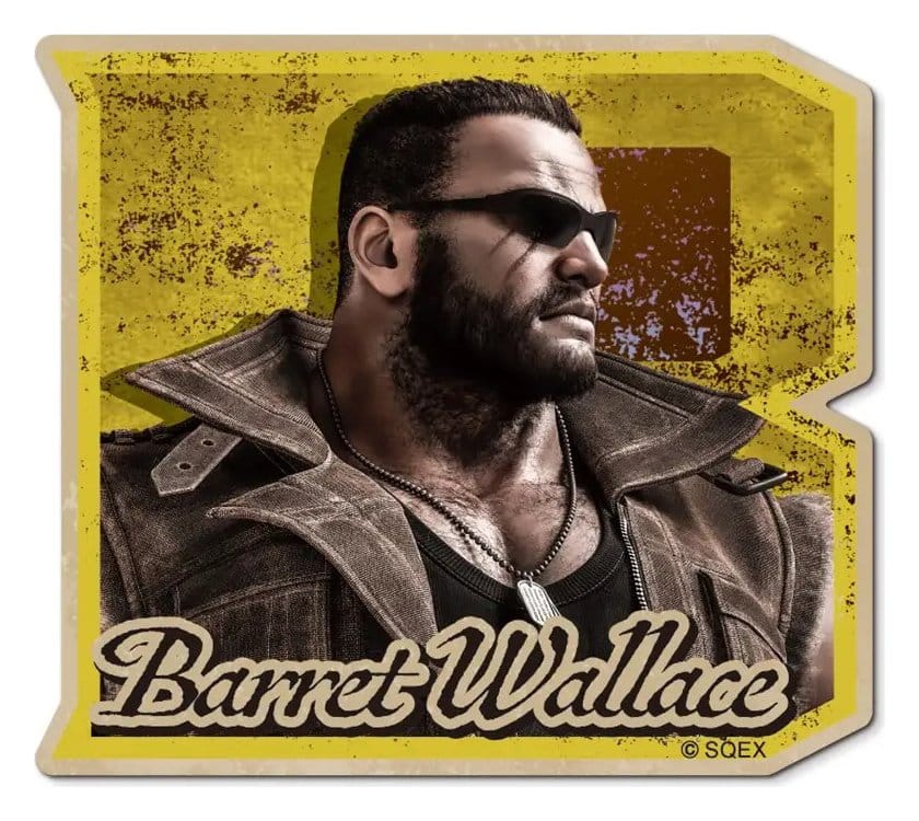 [PRÉ-RESERVA] Final Fantasy VII Remake Character Sticker Barret Wallac ...