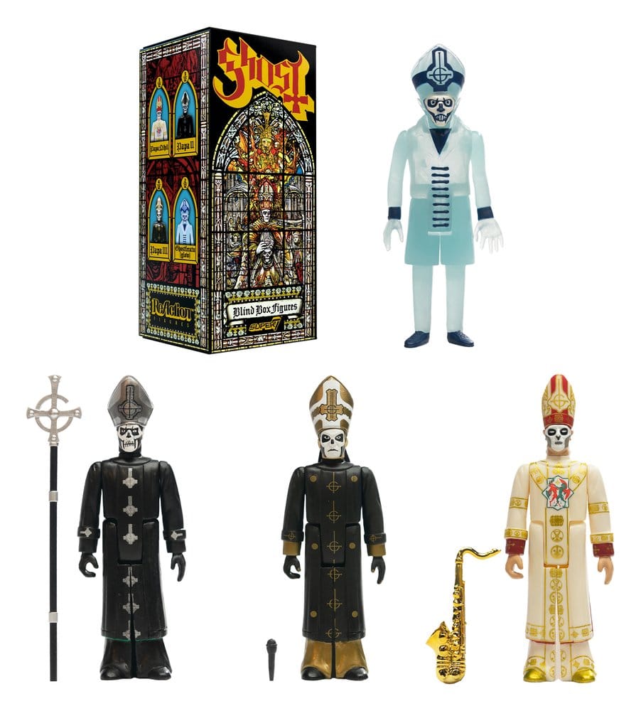 [PRÉ-RESERVA] Ghost ReAction Action Figures Wave 01 Blind Box 10 cm Display (12)