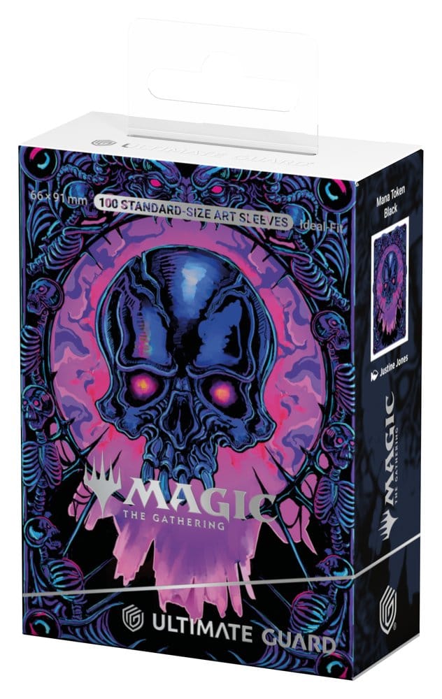 [PRÉ-RESERVA] Ultimate Guard Art Sleeves Magic: The Gathering  "Mana Token" - Swamp