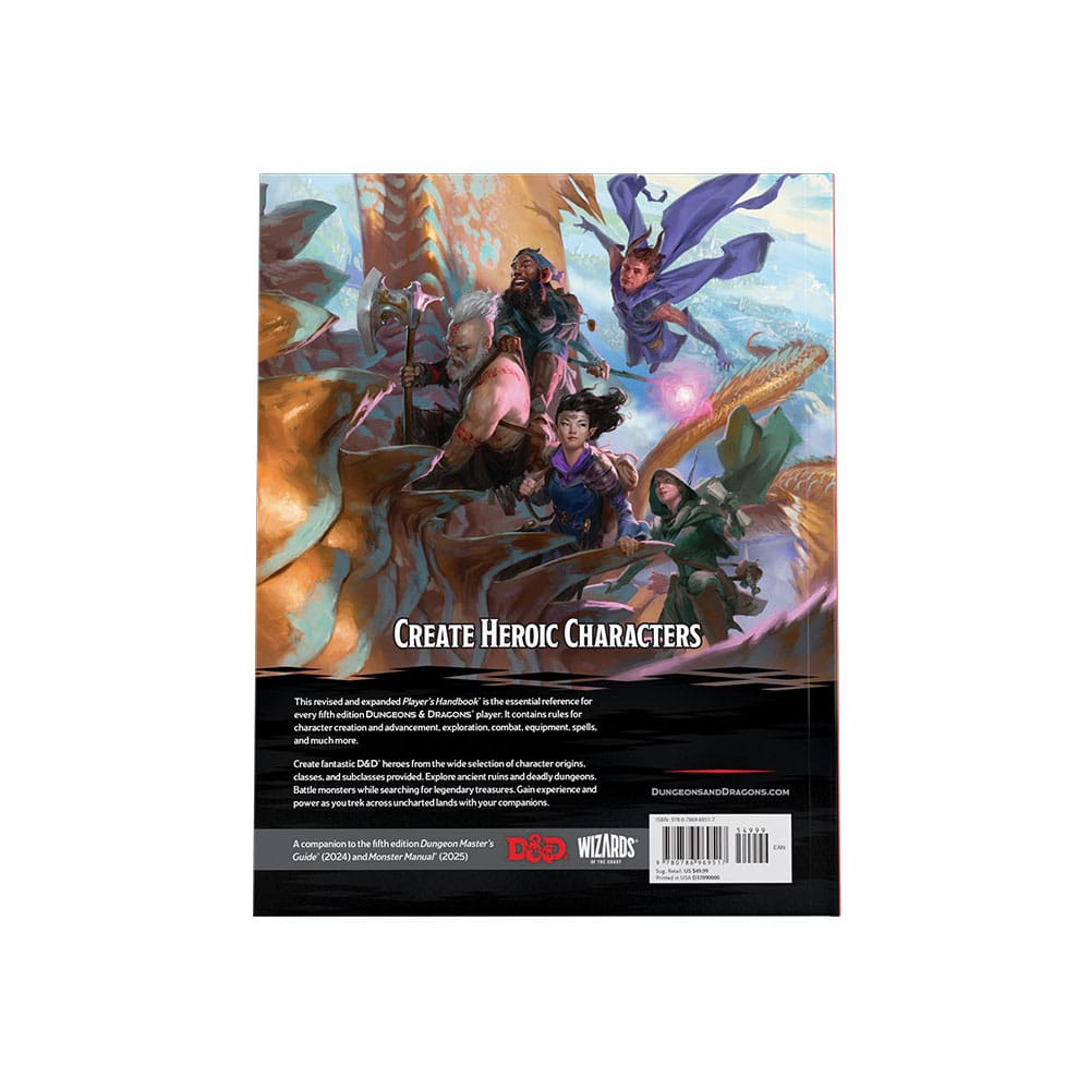 [PRÉ-RESERVA] Dungeons & Dragons RPG Player's Handbook 2024 english