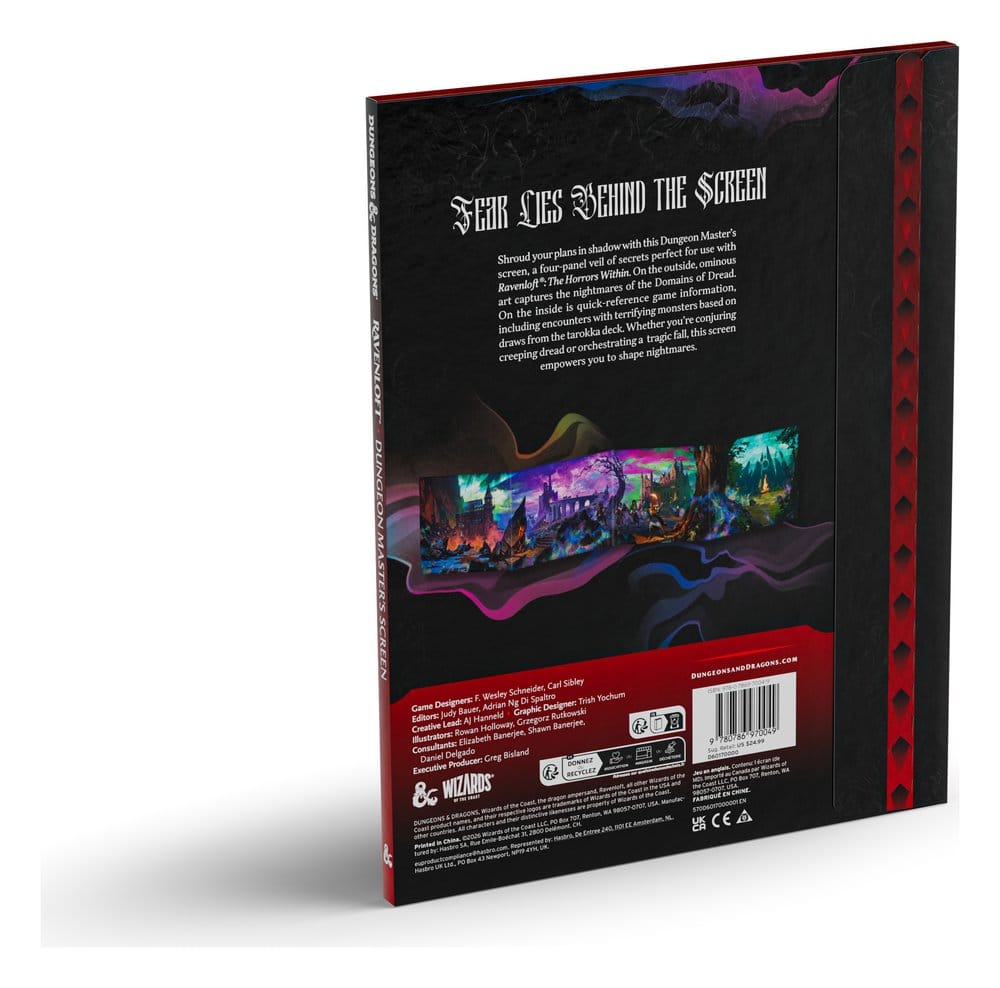 [PRÉ-RESERVA] Dungeons & Dragons RPG Ravenloft: The Horrors Within Dungeon Master's Screen *English Version*
