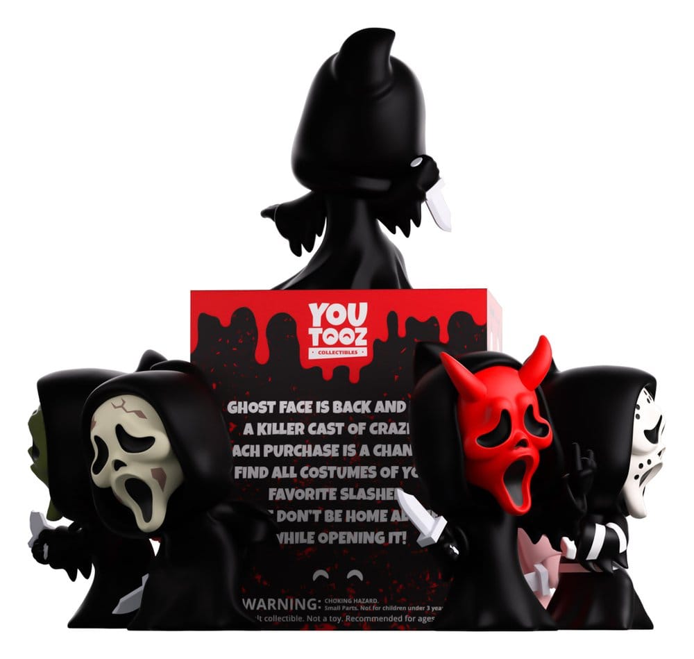[PRÉ-RESERVA] Ghost Face Mini Figures Blind Box Assortment (8)