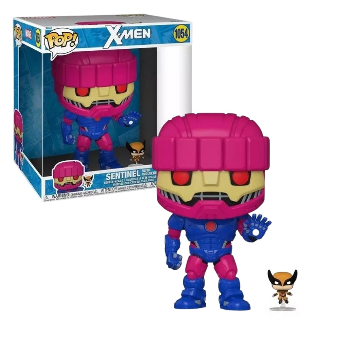 Funko POP! Marvel #1054 Sentinel with Wolverine 10 inch Exclusivo