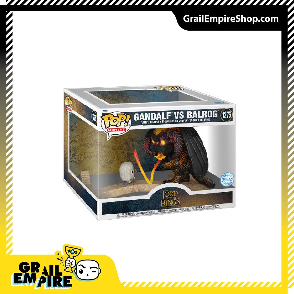Funko POP! Lord of the Rings #1275 Galdalf vs Balrog Exclusivo Grail Empire