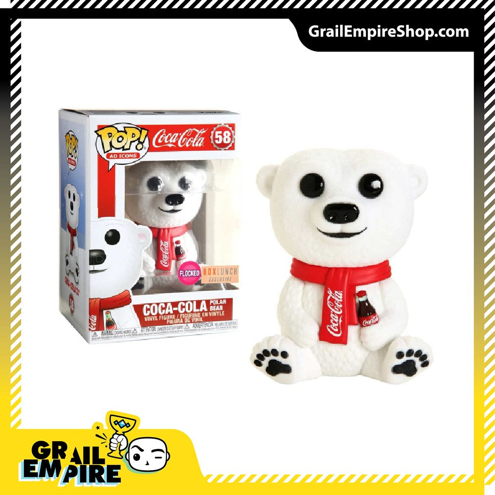 Funko POP! Ad Icons Coca Cola Polar Bear Flocked - Flocked