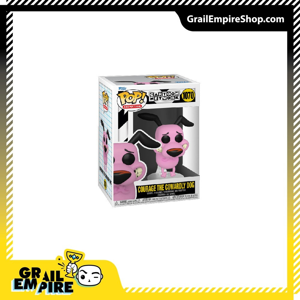 Funko POP! Cartoon Network #1070 Courage the Cowardly Dog -