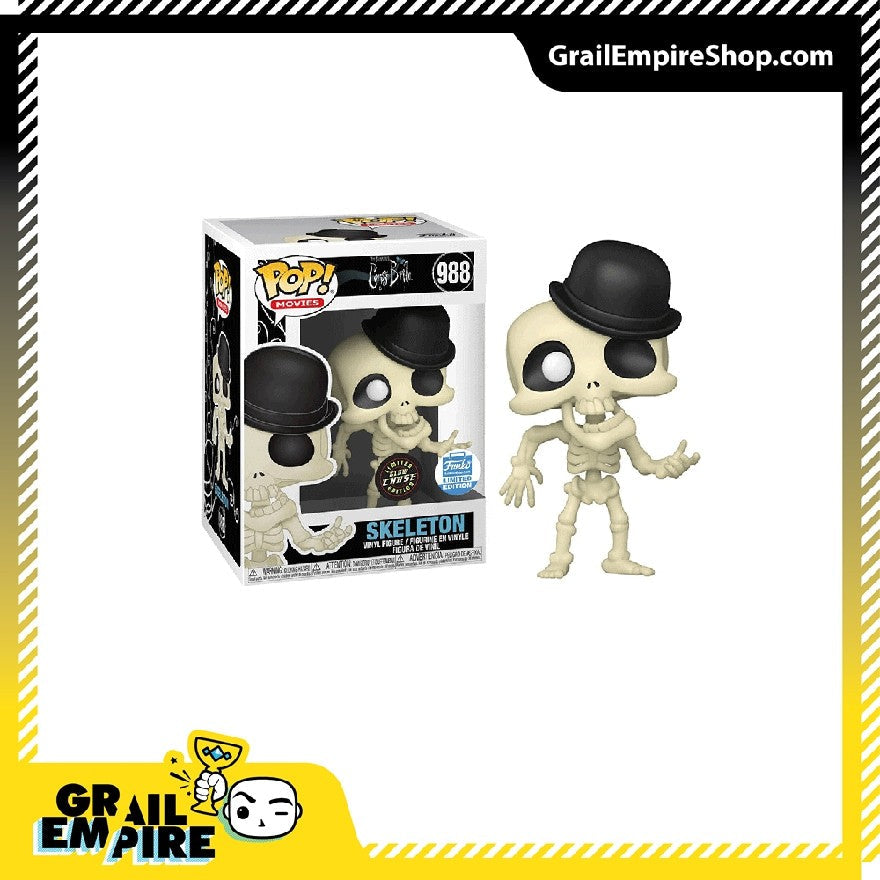 Funko POP! Corpse Bride #988 Skeleton Chase Exclusivo - POP!