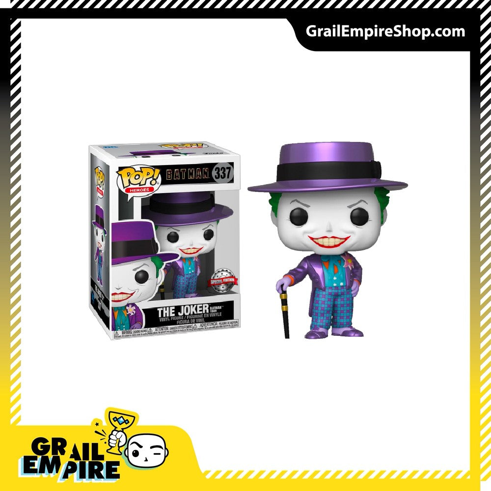 Funko POP! DC Batman (1989) #337 The Joker (Metallic) - POP!