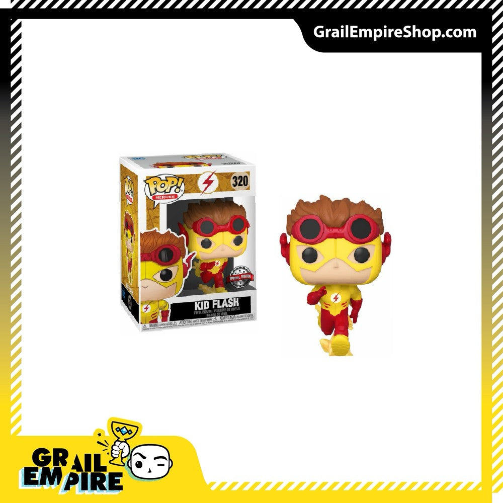 Funko POP! DC Super Heroes Kid Flash Exclusivo - Glow Chase