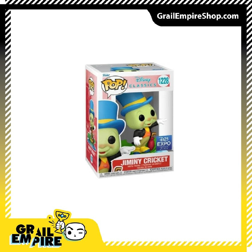 Funko POP! Disney #1228 Jiminy Cricket D23 Exclusivo - D23 -