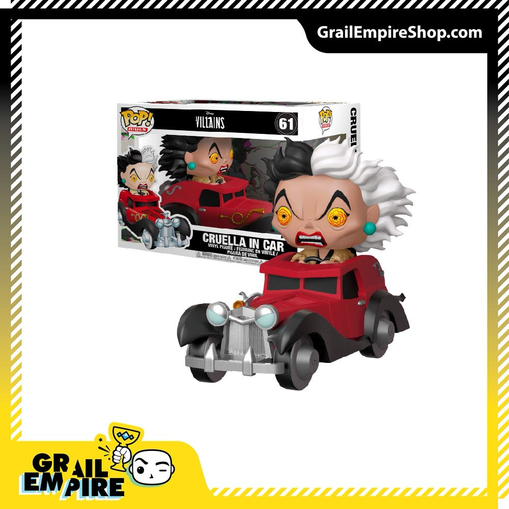 Funko POP! Disney #61 Cruella in Car Exclusivo - POP! Ride