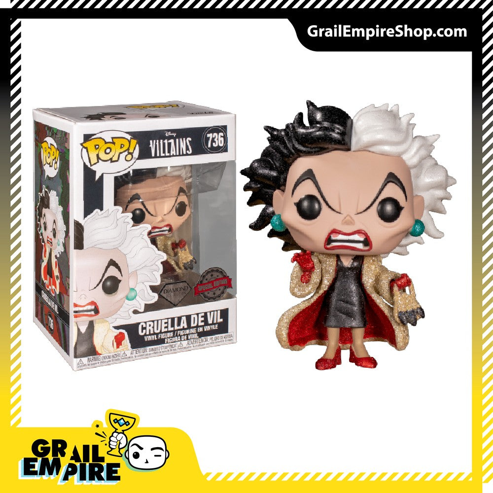 Funko POP! Disney #736 Cruella De Vil Diamond Exclusivo -