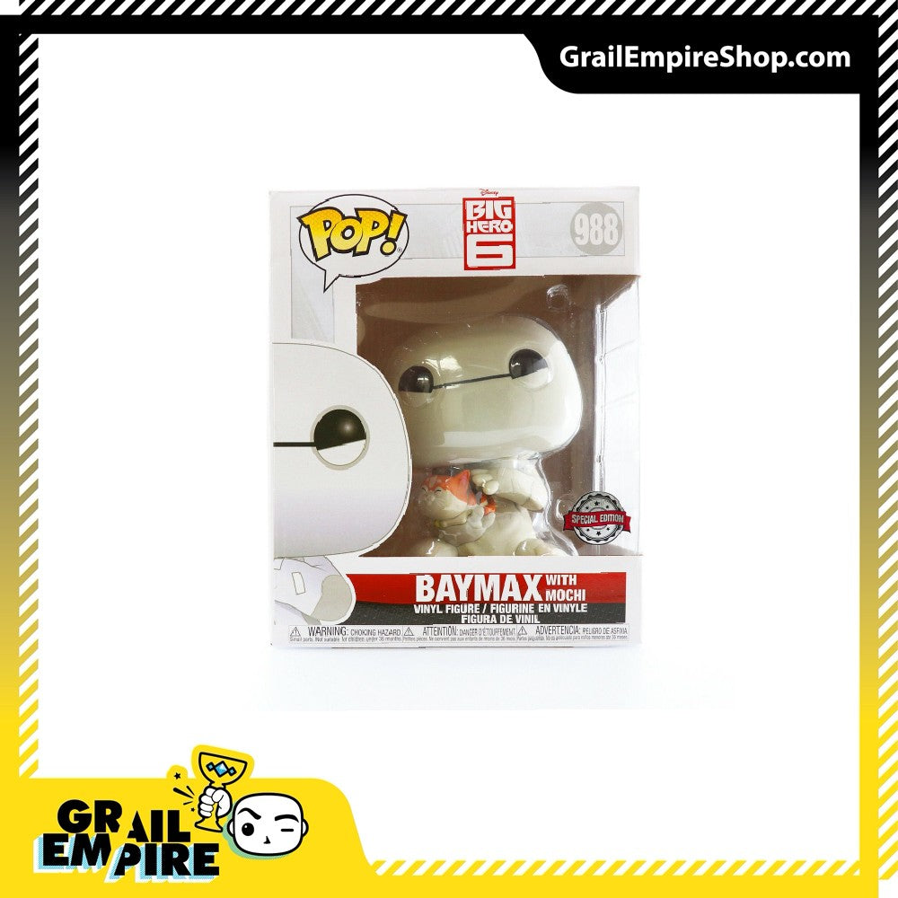 Funko POP! Disney Big Hero 6 #988 Baymax with Mochi - 6 inch