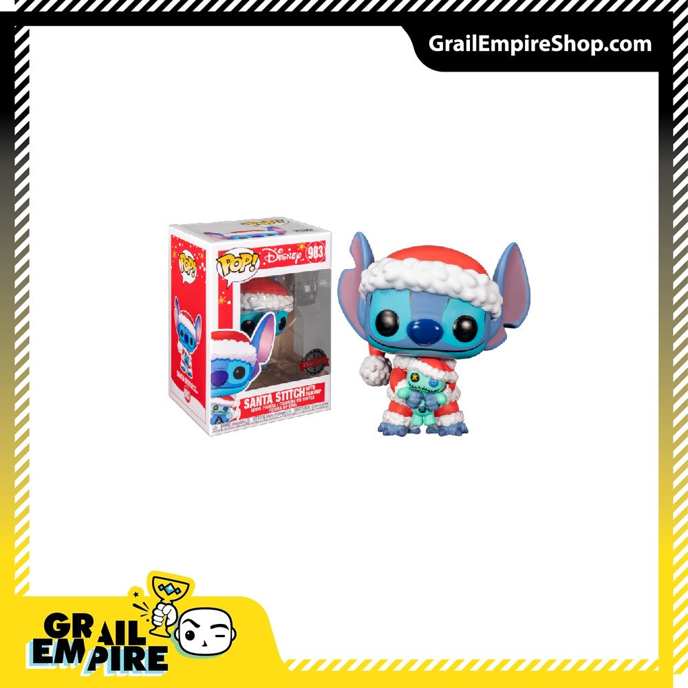 Funko POP! Disney Lilo & Stitch #983 Santa Stitch Exclusivo