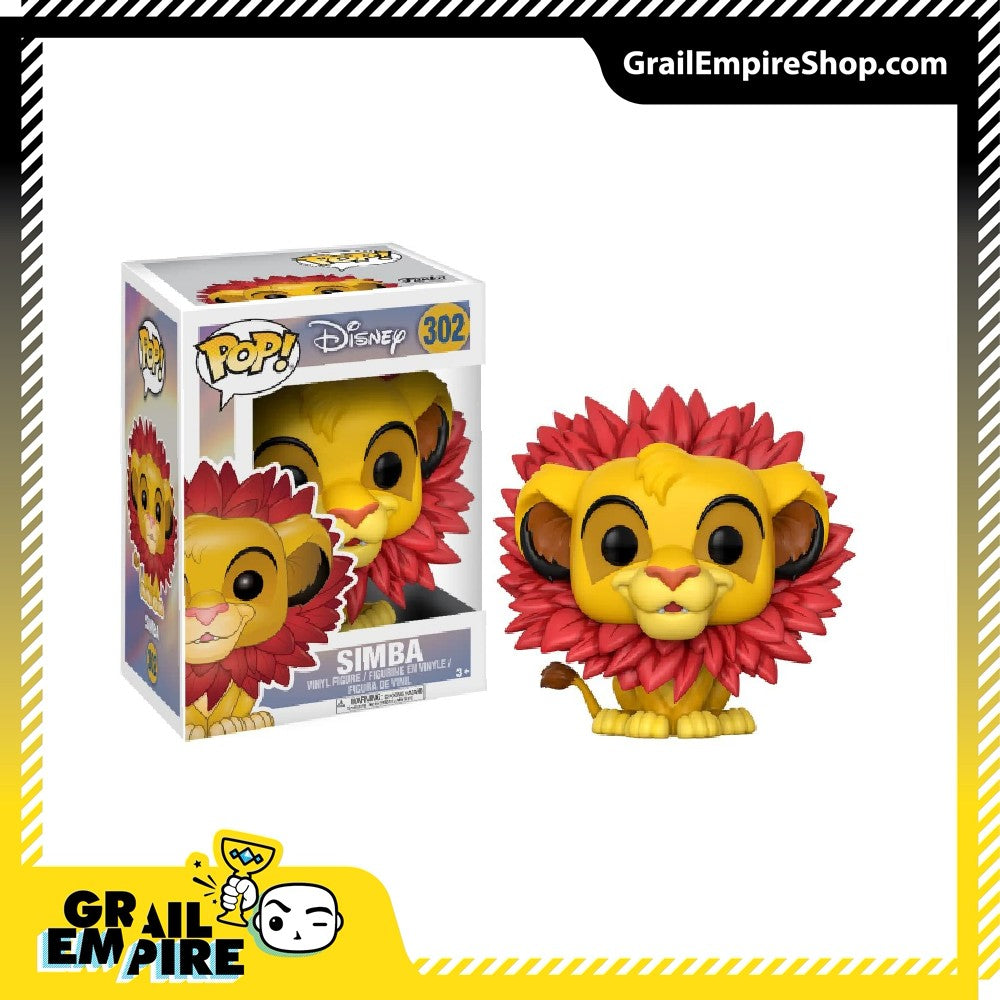 Funko POP! Disney Lion King #302 Simba (with leaf mane) -
