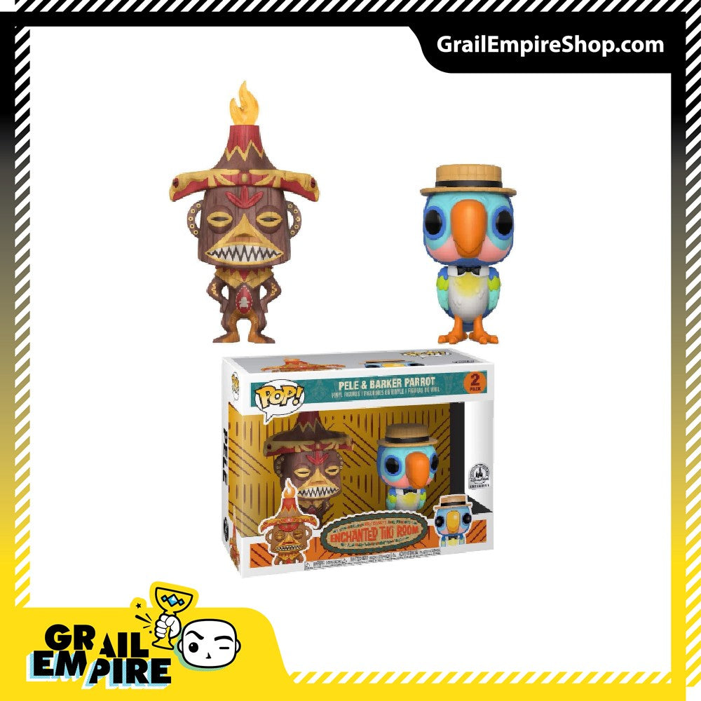 Funko outlet Pop Disney Parks Exclusive Tiki Room Pele and Barker VAULTED