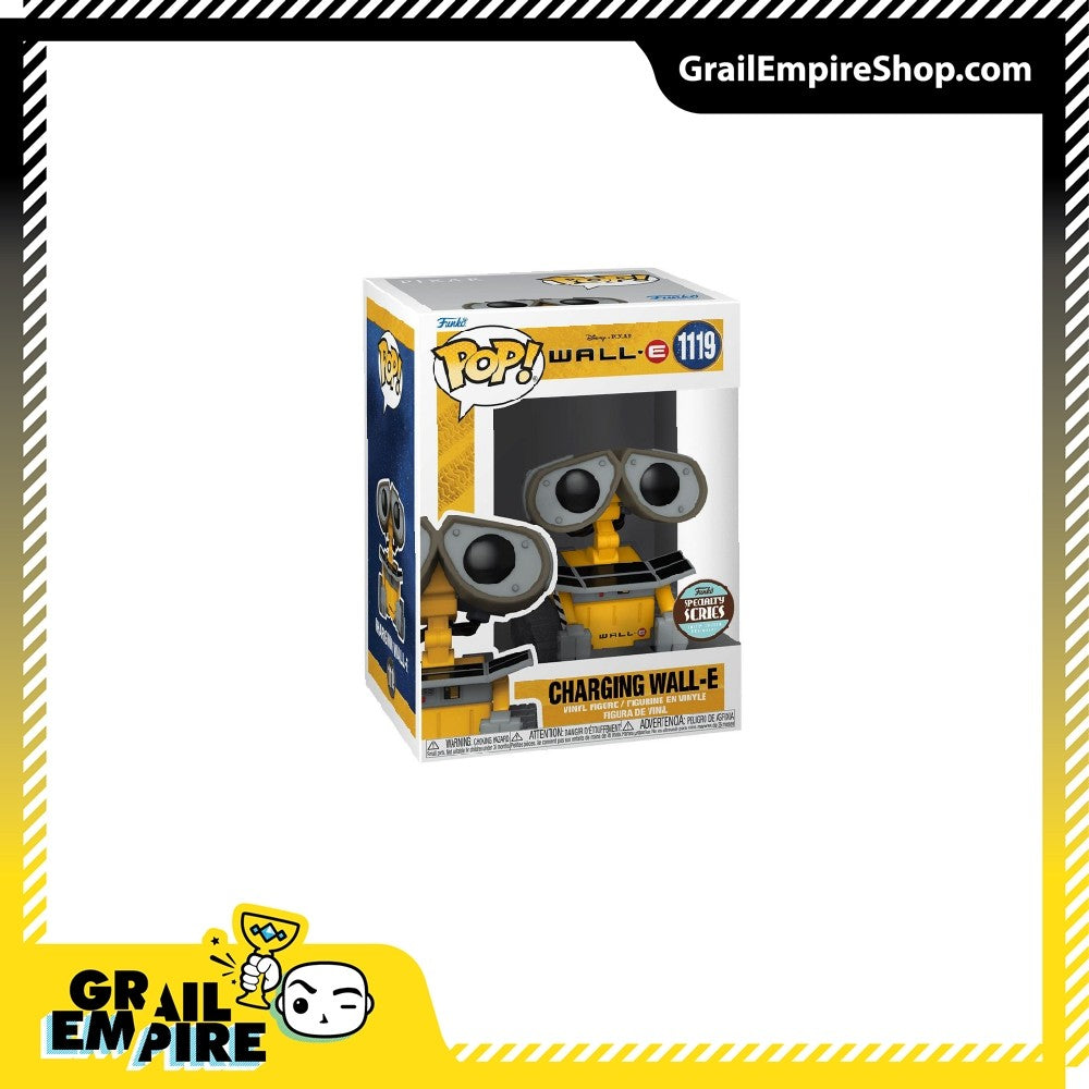 Funko POP! Disney Wall-E #1119 Charging Wall-E Exclusivo -