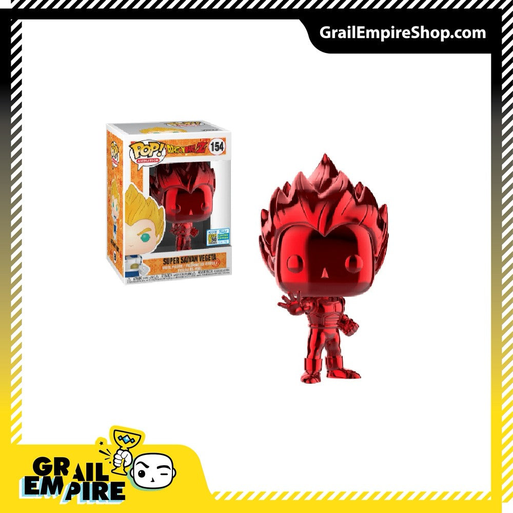 Funko POP! Dragon Ball #154 Red Chrome Vegeta Exclusivo