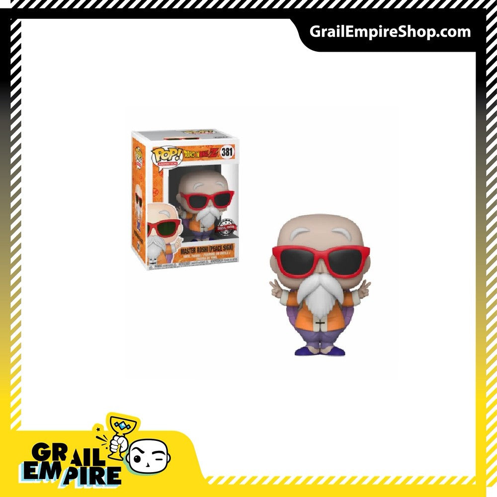 Funko POP! Dragon Ball #381 Master Roshi Peace Sign