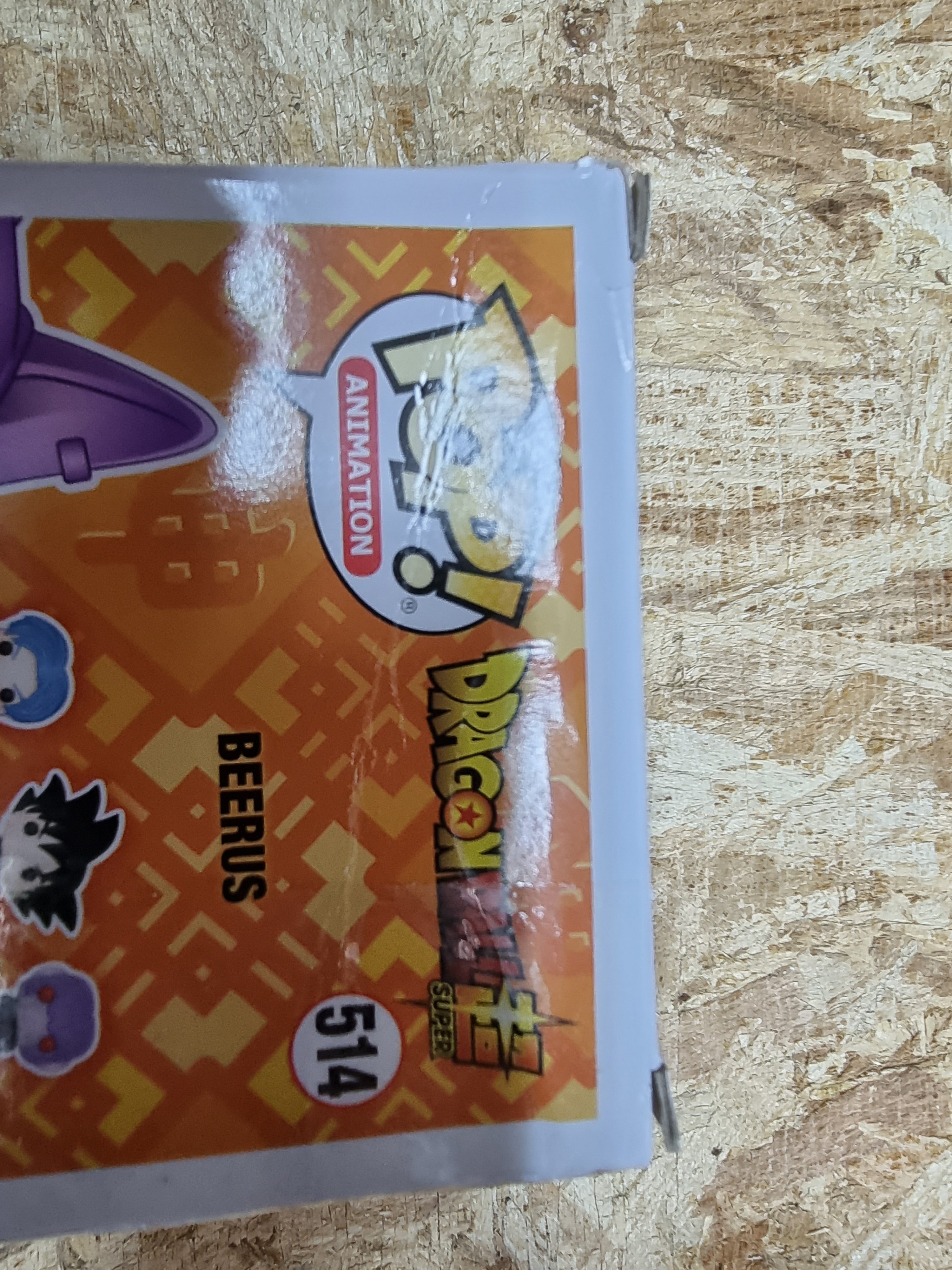 Funko POP! Dragon Ball #514 Beerus Purple Chrome Exclusivo