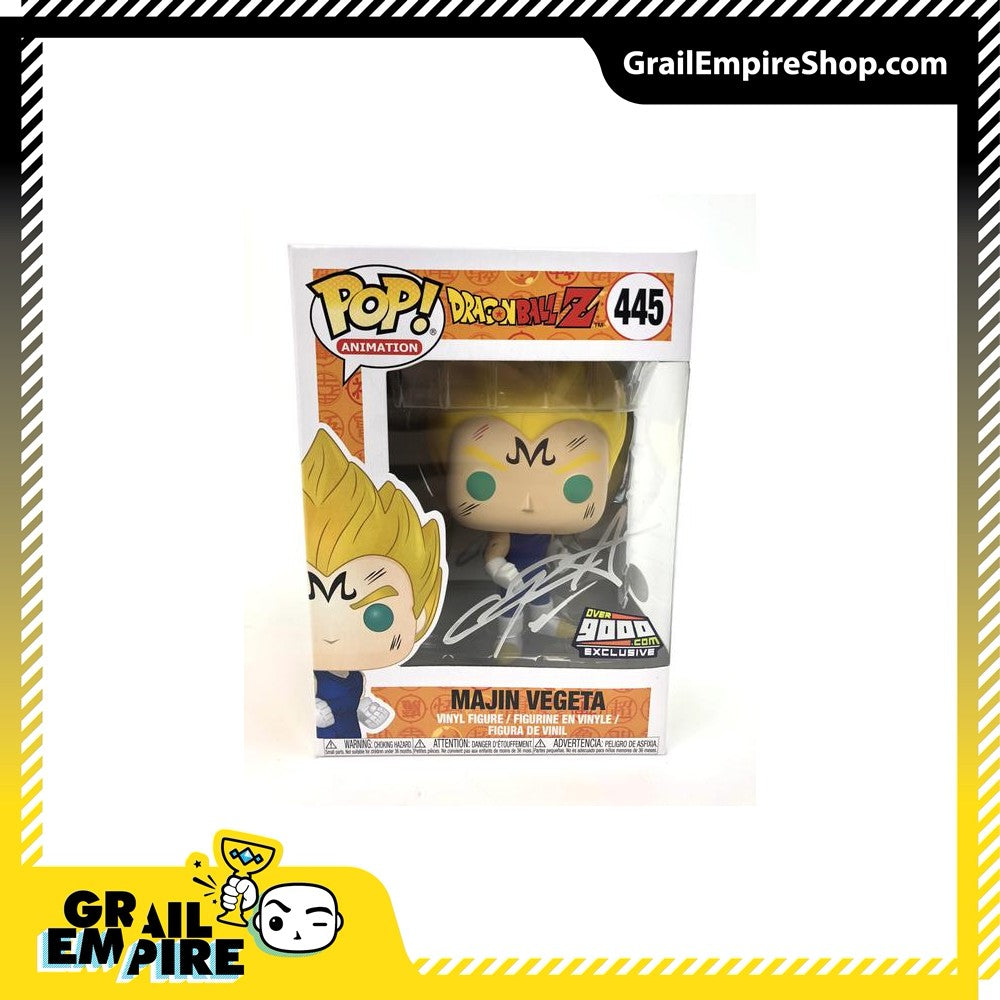 Funko POP! Dragon Ball Z Majin Vegeta Autografado - POP!