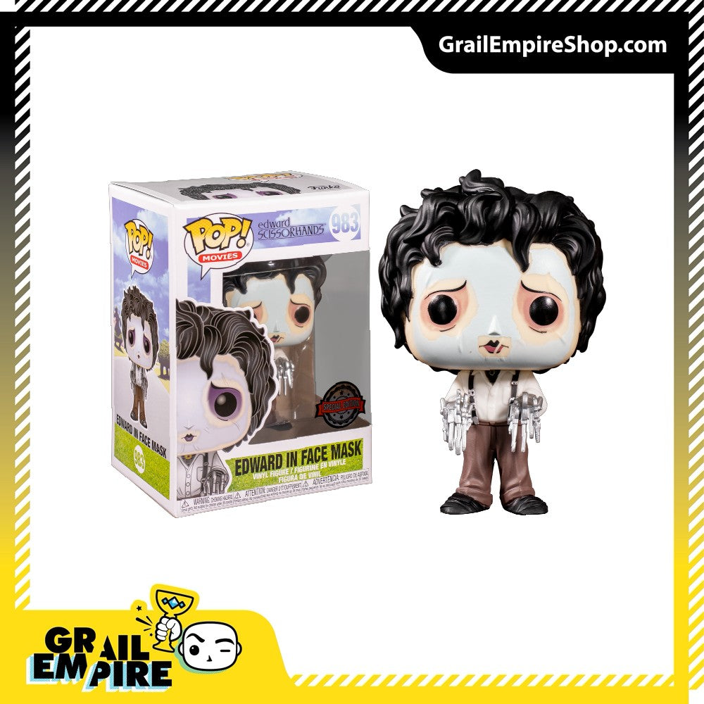 Funko POP! Edward Scissorhands Edward in Face Mask - POP!