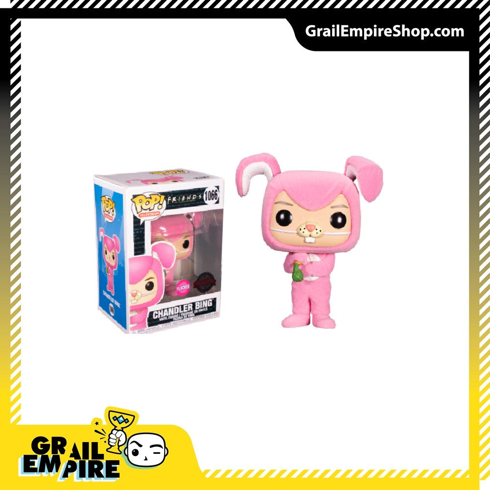Funko POP! Friends #1066 Chandler Bing as Pink Bunny Flocked
