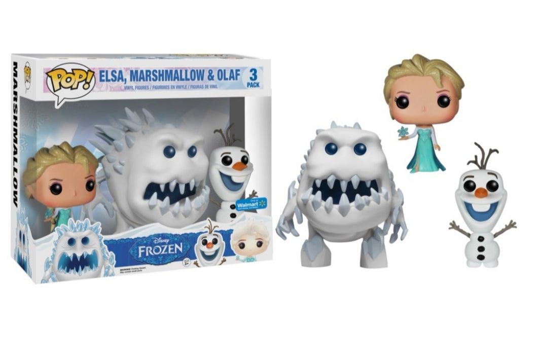 Funko POP! Frozen Elsa Marshmallow & Olaf 3-Pack - 3 Pack