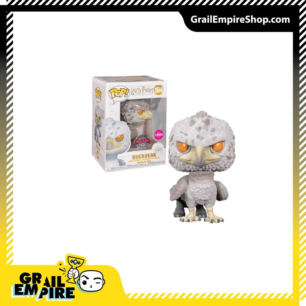 Funko POP! Harry Potter #104 Buckbeak Flocked (Orange Eyes)