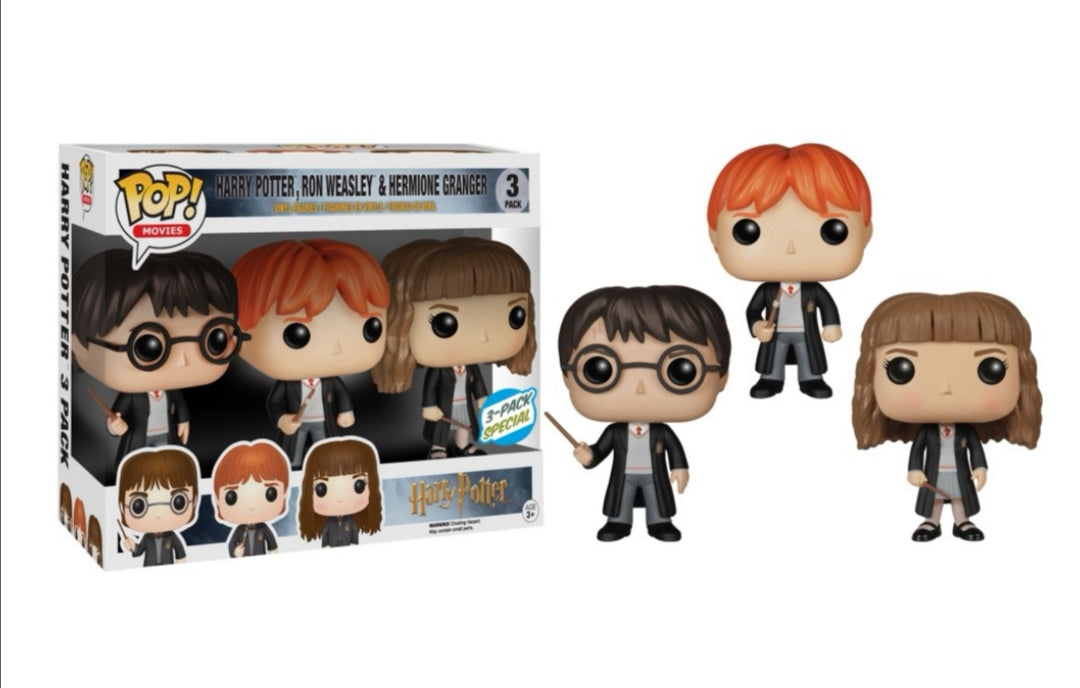 Funko POP! Harry Potter Ron Weasley & Hermione Granger - 3